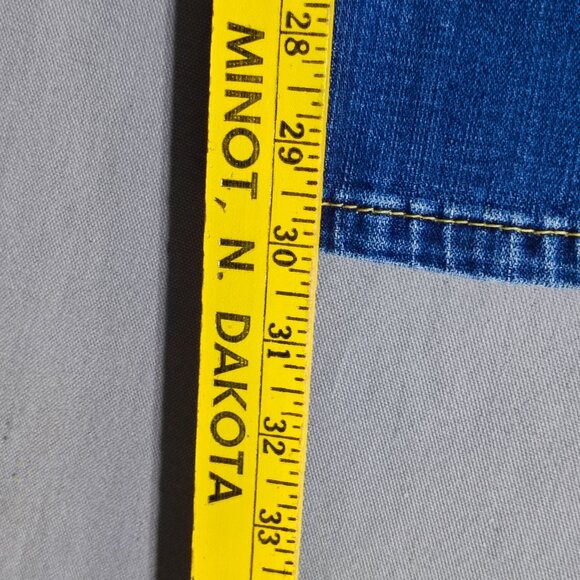 Levi's jeans women's junior 11 S/C denim blue colour boot cut low-rise cowgirl - Picture 12 of 14